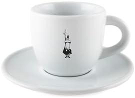 Alternative view of - Kahve Fincanı ve Tabağı - 80mL - İkonik Bıyıklı Adam Desenli - Porselen