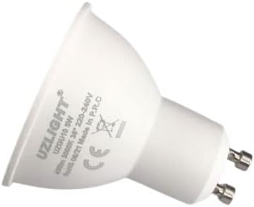 10 Adet 5W Led Ampul GU10 Duy Sarı Işık 3000K UZLIGHT