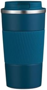 Alternative view of 304 L Kilitli Çelik Mat Mavi 510 ml Kahve Termos Mug cin405mv