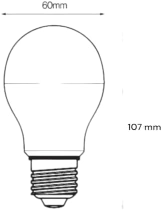8.5 Watt Led Ampul 6500K Beyaz E27-10 Adet