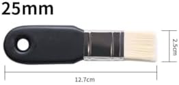 1 Adet 25 mm Yağlı Boya Akrilik Boya Goaj Boya Fırçası Naylon Fırça cin675