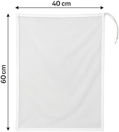 Alternative view of Çamaşır Yıkama Filesi,%100 Polyester File, Beyaz, 60x40 cm, 2'li Set, Ayakkabı ve Kıyafet İçin