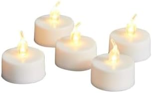 Alternative view of SNA Pilli Led Tealight T-LİGHT MUM PİLLİ MUM LED IŞIK SICAK SARI RENK DEKORASYON SÜSLEME DÜĞÜN KINA ORGANİZASYON (6)