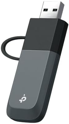 Alternative view of TBE400U USB 3.0 Wi-Fi 7 Tri-Band Kablosuz Adaptör, BE6500, 6 GHz/5 GHz/2.4 GHz, 72x24x10.8 mm