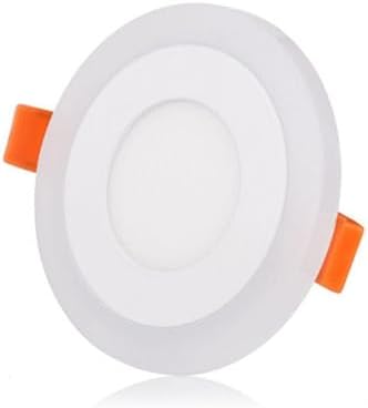2 Adet Çift Renkli Hero Led Panel 3+3 Watt Dış Çapı 10 Cm Mavi-Beyaz İki Renkli Tavan Spot Lambası