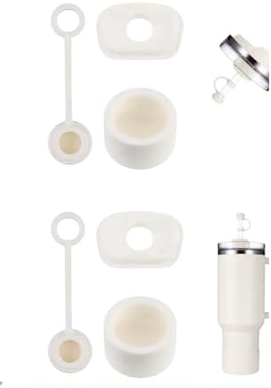 Alternative view of 1 Set (3 Parça) Bej, Pipet Tıpası 40 Ve 30 Oz Termos İçin Sızdırmaz Seti,Bej