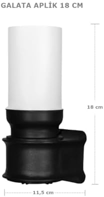 Alternative view of Zita Bahçe Aydınlatması Galata Aplik Bahçe Lambası 220v E27 Ip54 (UG-ZT-0272)