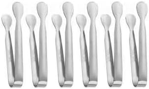 304 Çelik 6 Adet Mini Silver 11 cm. Buz Ve Şeker Maşası cin624by-6