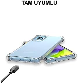 Galaxy A01 Şeffaf Airbag Antishock Köşe Korumalı Silikon Kılıf - Görsel 2