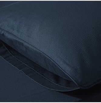 Yüzde Yüz Pamuk Percale Nevresim Seti 200x220 cm Lacivert - Pure Serisi