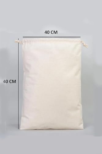 Alternative view of stonehill Patates, Soğan ve Sarmısak Saklama Torbası, 3'lü Set, Ham Bez Kumaş, Çekme İpli