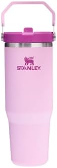 IceFlow Flip Straw Tumbler Pipetli Termos Bardak, 0.89 Litre, Kiraz Çiçeği (Cherry Blossom) - Görsel 2