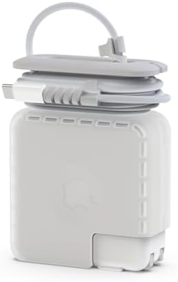 MacBook Şarj Adaptör Kılıfı 85W MagSafe 1-2 87W 96W USB-C Uyumlu A1286 A1398 A2141 A1707 A1990 A2442 A2779 A2992 A3185 A3427 | Sert Koruyucu Kapak Kablo Düzenleyici - Görsel 3
