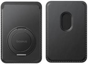 MagPro 3 Manyetik Standlı Cüzdan, MagSafe Wallet Siyah - Görsel 2