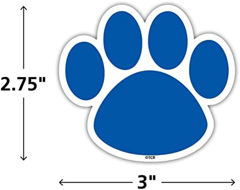 Teacher Created Resources Magnetic Accents, Colourful Paw Prints (77207.0)