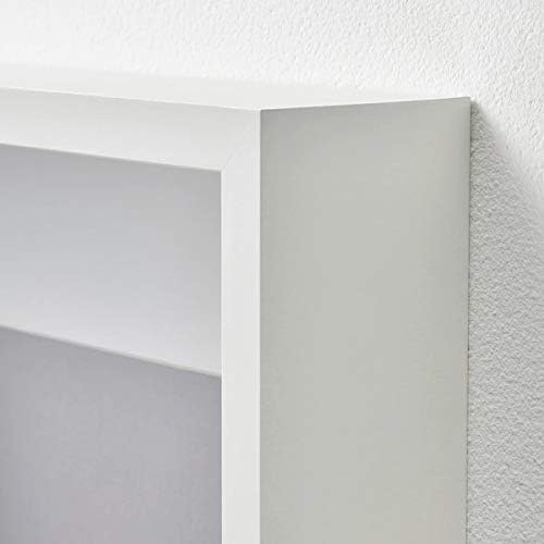 Sannahed RIBBA 25X25 CM DERİN BEYAZ KARE AHŞAP FOTOĞRAF RESİM ÇERÇEVESİ PASPARTULU - Görsel 3