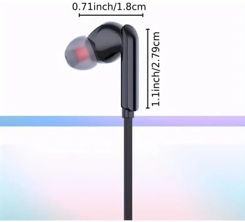 Tak Çalıştır Type-C Kulakiçi Kablolu Kulaklık Mikrofonlu Iphone 15 Pro Max S24 Ultra Uygun Kulaklık (siyah)