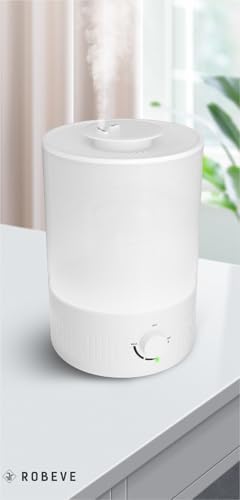 Alternative view of Rbh-02 Ultrasonik Hava Nemlendirici Aroma Difüzörü 4 Litre Buhar Makinesi 4l Nemlendirici - Otomatik Kapanma Sessiz Çalışma