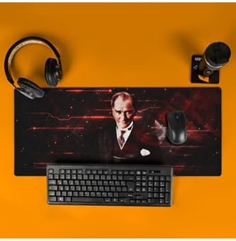 Alternative view of Atatürk Tasarımlı Ay Yıldız 70x30 Mousepad