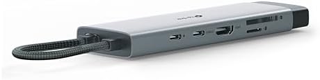 Alternative view of UH9120C, 4K 60Hz HDMI, Gigabit RJ45 Port, 100W Hızlı Şarj, SD ve MicroSD Kart Yuvası, 5Gbps Data Transfer Hızı, 9'u Bir Arada USB-C Hub