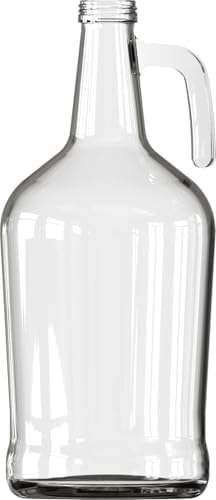 Alternative view of 3 Litre Kulplu Cam Galon Şişe Yağdanlık, Plastik Kapaklı Yağlık, Yağ ve Sıvı Depolama