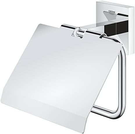 Start Cube QuickFix Tuvalet Kağıtlığı (Kapaklı), Duş, Banyo Aksesuarları, Krom, 41102000