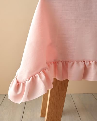 Flor Pura Polyester Masa Örtüsü Pembe - Görsel 3