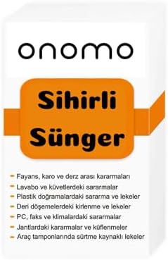 Alternative view of Sihirli Sünger, Çok Amaçlı Temizlik Süngeri, Fayans, Lavabo, Plastik ve Deri Yüzeyler İçin 3 Adet