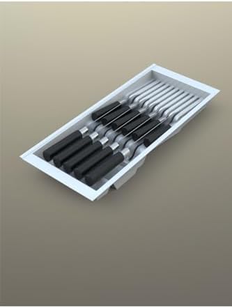 Alternative view of tify Mutfak Çekmece Içi Beyaz Modüler Bıçaklık 20,5Cm X 48Cm (Boydan 4CM Kesilebilir)