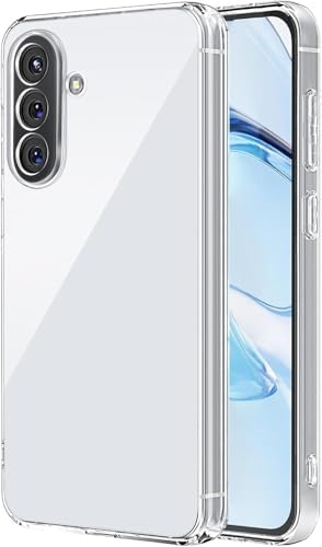 Galaxy S25 Fe Uyumlu Şeffaf Kamera Korumalı Esnek Silikon Darbe Önleyici Çizilme Karşıtı Dayanıklı Tpu Şeffaf Koruyucu Kılıf - Görsel 3