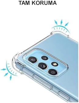 Galaxy A05 Kapak Şeffaf Airbag Antishock Köşe Korumalı Silikon Kılıf - Görsel 2