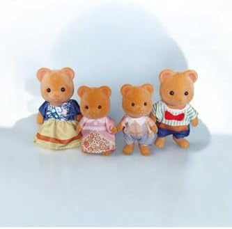 Alternative view of Toyimoyi Happy Family Ayı Ailesi 4'lü Figür Seti Rol Yapma Oyuncağı Renkli 5-8 cm