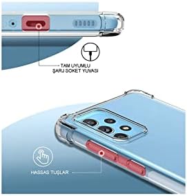 Galaxy A40 Şeffaf Airbag Antishock Köşe Korumalı Silikon Kılıf - Görsel 2