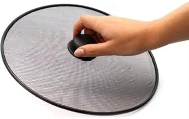 Alternative view of 29 cm Yağ Sıçratmaz Tel Kapak – Üstten Tutmalı Metal Kızartma Kapağı, Tava Üstü Sıçrama Önleyici, Sıçratmaz Koruyucu Kapak