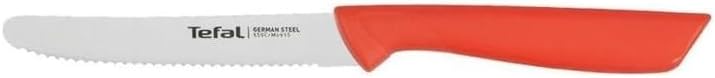 K27303 Colorfood evrensel bıçak 10 cm | dişli | Alman paslanmaz çelik | çok yönlü | korozyona dayanıklı | ergonomik | güvenli, turuncu