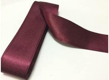 - Bordo Saten Kurdele 2 cm 10 Metre