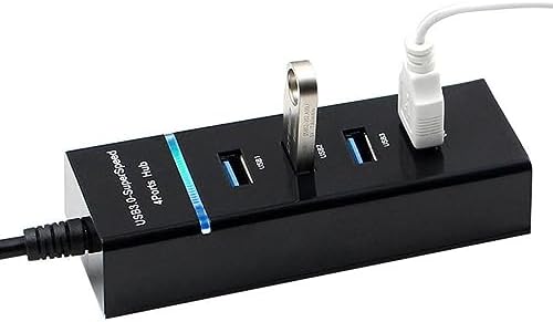 Alternative view of 6043 4 Port Usb 3.0 Çoğaltıcı Çoklayıcı Hub Adaptör Switch Hız: Usb3.0-5Gbit/Sn 4 Adet Usb3.0 Kablo Uzunluğu: 30 cm 4 Farklı Cihazı Usb3.0 Hızında Tek Noktadan Aynı Anda Bağlayın