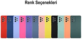 Galaxy A32 ile Uyumlu Kapak İçi Kadife Kamera Korumalı Lansman Silikon Kılıf - Yeşil - Görsel 2