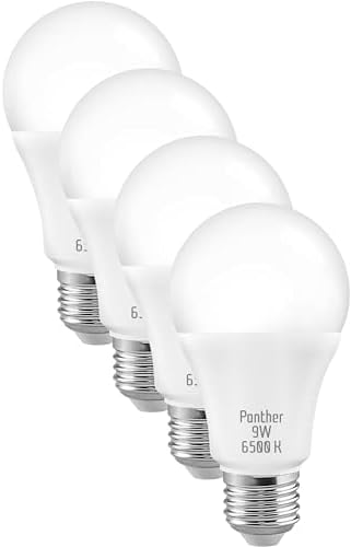 Alternative view of Telvesse 4 ADET 9W Beyaz LED E27 Ampul Tasarruflu Lamba 6500 K Beyaz Işık 800 Lümen 9W=60W