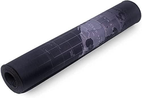 Dünya Haritalı 90x40 Cm Mouse Pad, Dünya Desenli Mouse Pad - Görsel 3