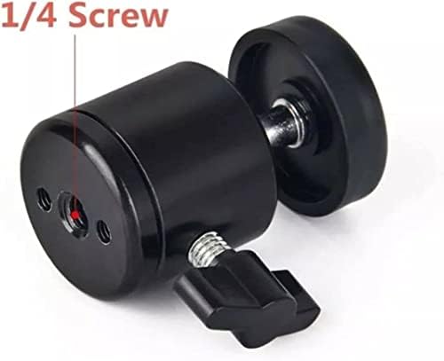Alternative view of Tripod 90° Yönlendirme Aparatı 360 Derece Dönebilen Başlık Tüm Tripodlara Uyumlu Metal Mafsal Aparatı