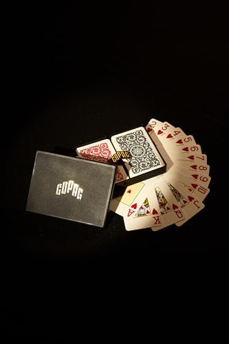 Copag 1546%100 Plastik Oyun Kartları - Poker Boyu, Jumbo Endeks, Mavi & Kırmızı İki Deste - Görsel 2