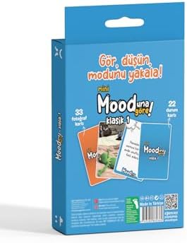 Mooduna Göre Mini Klasik 1, Arkadaş ve Aile İçin Kart Oyunu, 33 Fotoğraf Kartı ve 22 Durum Kartı - Görsel 3