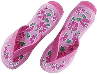 Plaj Havlu Mandalı, Pembe Çiçek Desenli, Güçlü Tutuşlu, Taşınabilir, 2'li Set