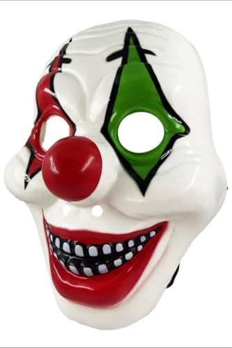 Alternative view of Halloween Maske Palyaço Kırmızı Yeşil