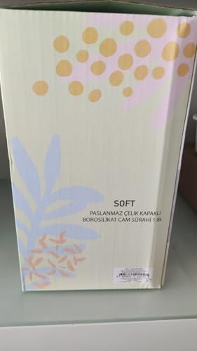 Alternative view of Tantitoni Paslanmaz Çelik Kapaklı Borosilikat Cam Sürahi 1.8L