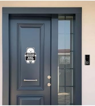 Lütfen Zile Basmayınız - Bebek Uyuyor Ayıcık Sticker
