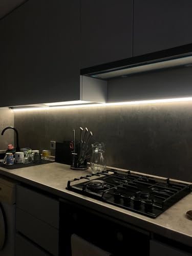 Tezgah Altı LED Aydınlatma, 50 cm, Beyaz Işık, Dekoratif Armatür, On-Off Tuşlu