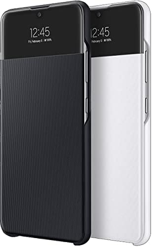 Galaxy A32 S View Akıllı Kılıf Kapaklı Cüzdan, Beyaz EF-EA325P
