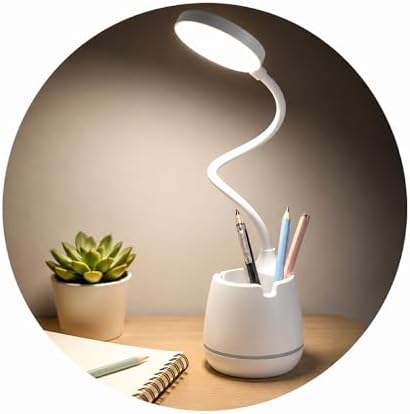 Masa Lambası Şarjlı Dokunmatik 24 LED’li, 3 Renk Modlu Ayarlanabilir Işık, USB Şarjlı, Esnek Gövde, Modern Masa ve Gece Lambası - Görsel 2